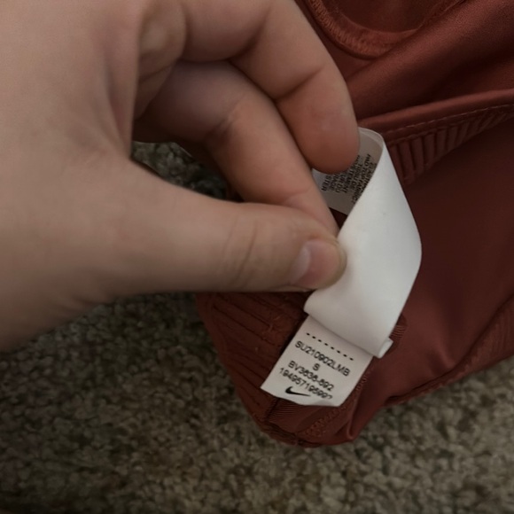 Nike Rust Brown Sports Bra - Picture 3 of 4